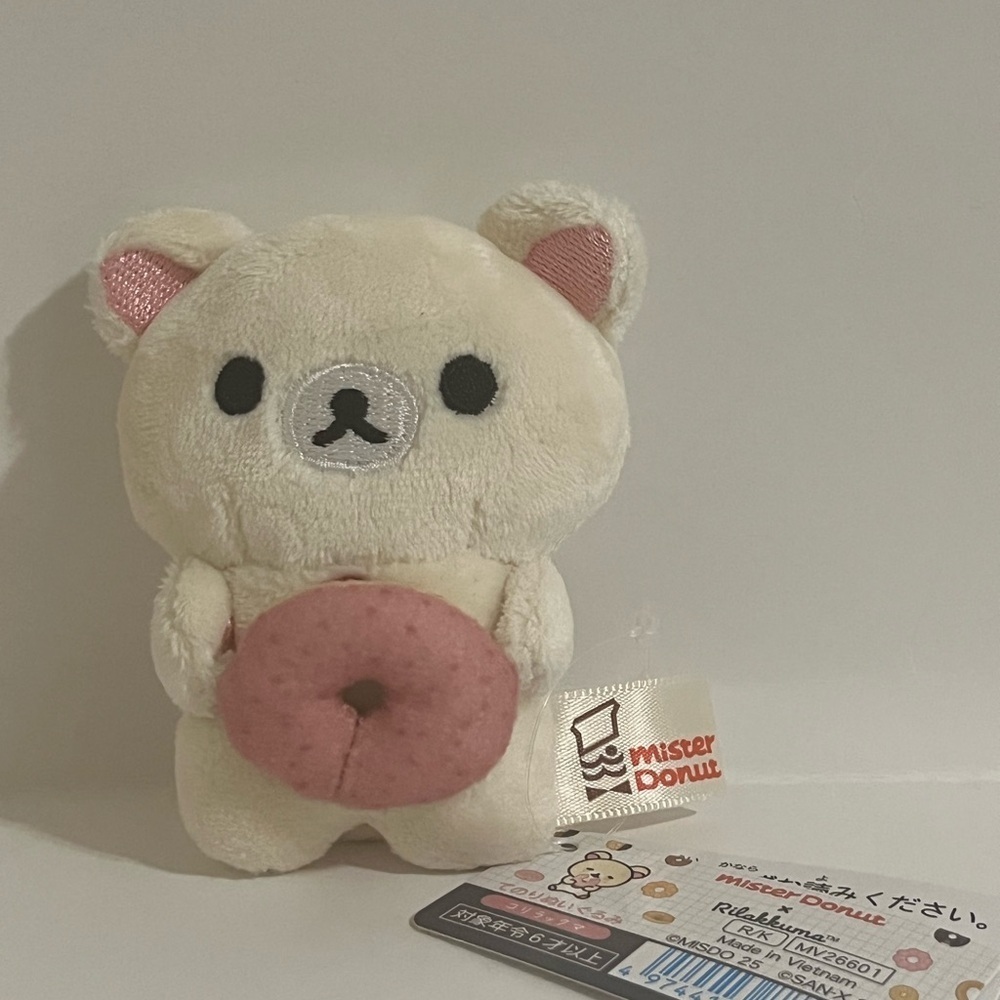 Korilakkuma Tenori Mr. Donut x Rilakkuma Mini Plush
